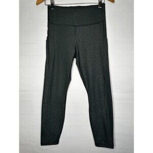 Athleta Ultimate Stash Pocket Embossed 7/8 Tight‎ Bali Green Women’s Size Small